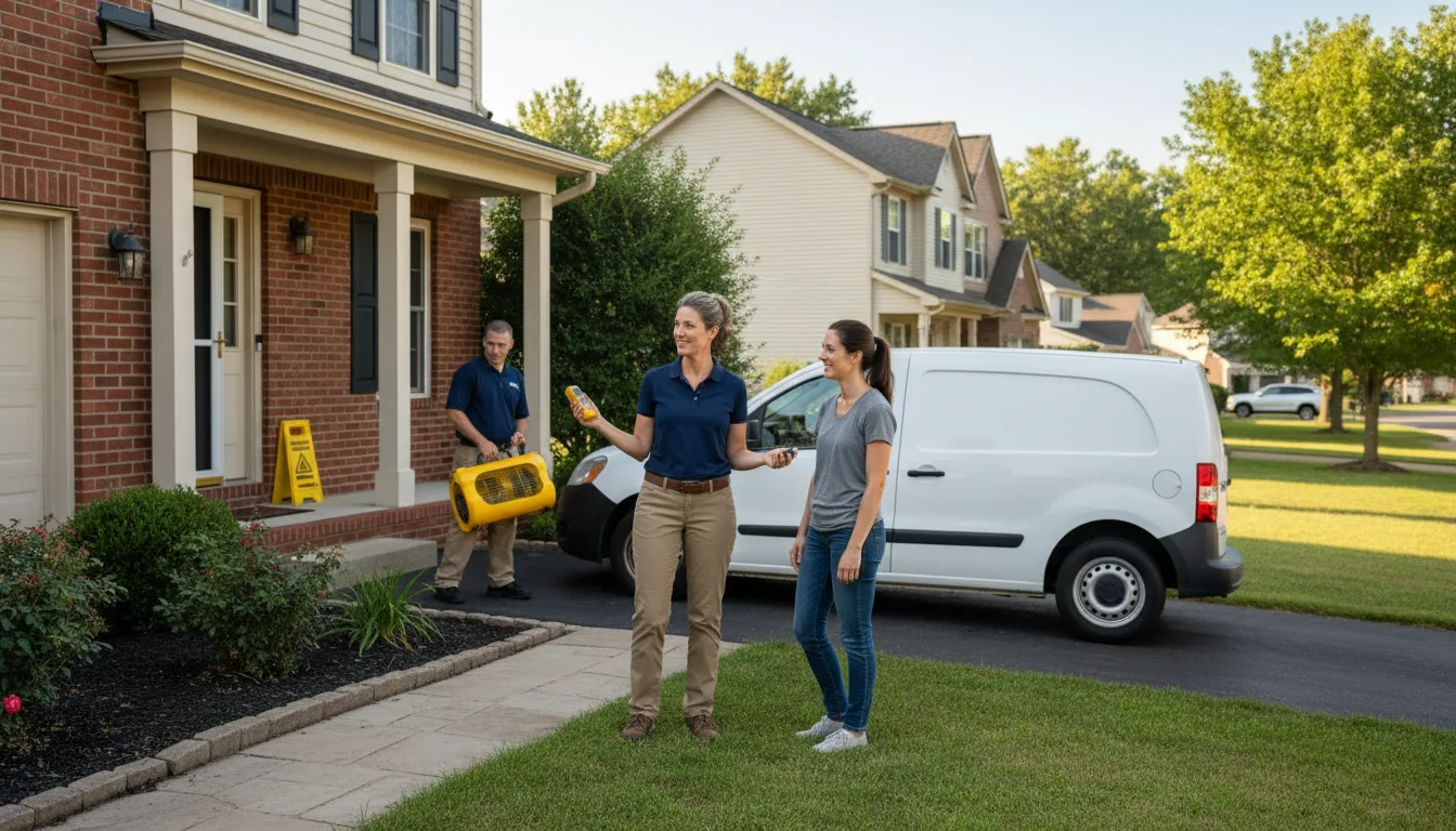 Water restoration image for Dehumidification And Cleanup Services in Ukiah, CA